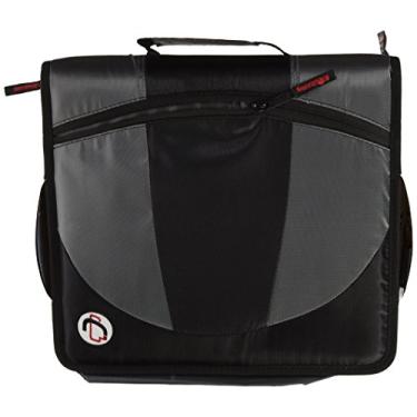 Imagem de Case it Pasta de zíper 2 em 1 dupla dupla para fichário (a cor varia)