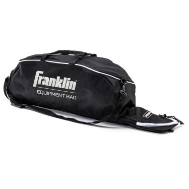 Imagem de Franklin Sports Bolsa para taco de beisebol juvenil – Camiseta infantil, softball, bolsa para equipamentos de beisebol – Comporta morcego, capacete, chuteiras e mais – Preta