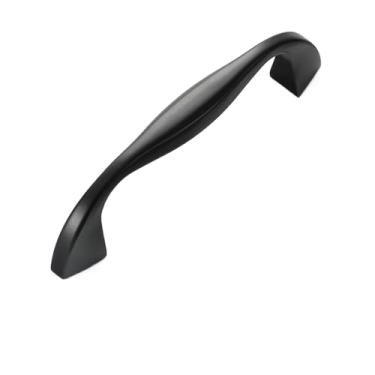 Imagem de Puxadores de porta de armário de cozinha preto americano de liga de alumínio puxadores de gaveta armário guarda-roupa puxa ferragens de móveis, 6139,128mm