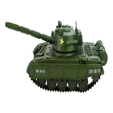 Imagem de Tanque Guerra Verde 11.5x33x14cm Estilo Retrô - Vintage - Taimes