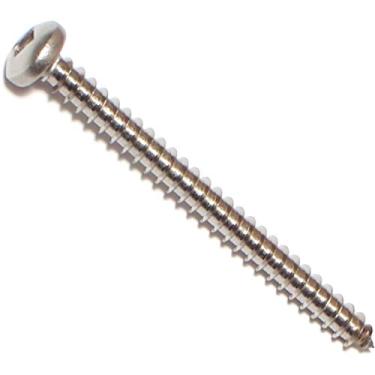Imagem de Hard-to-Find Fastener 014973203313 Parafusos de chapa de metal de cabeça de panela quadrada, 20 x 5 cm, 15 peças
