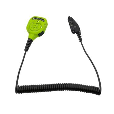Imagem de Pdflie Microfone de ombro à prova d'água IP65 Walkie Talkie Radio Speaker Microfone com conector de áudio de 3,5 mm para Kenwood Nexedge Viking NX200 NX300 NX5200 NX5300 NX 3220 5300 TK2180 VP600