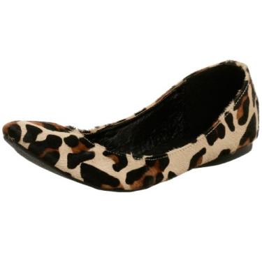 Imagem de STEVEN by Steve Madden Sapatilha feminina Krease1 bailarina, Leopardo, 5.5