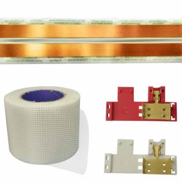 Imagem de Kit Eletrofita 2 Vias 5 Metros 750V 20A + 8 Conectores - Eletrofitas, 