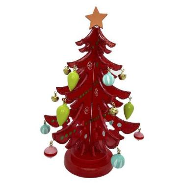 Imagem de Kit De Árvore - 21Cm - Ornamentos Em Madeira  - Modelo A - 1 unidade -