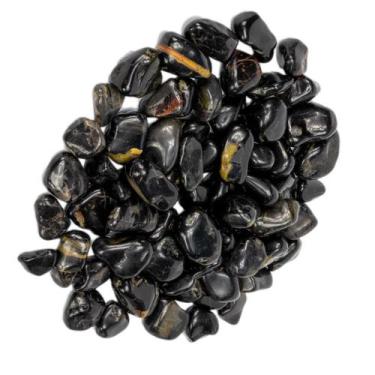 Imagem de Pedra Ônix Rolada até 2cm Cristal Natural para Proteção e Alivio de pe