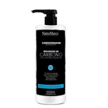 Imagem de Condicionador Reconstrutor Capilar Reposição de Carbono NatuMaxx 1L