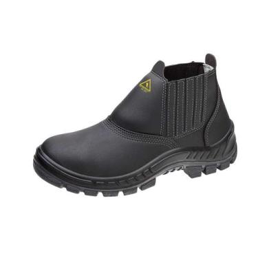 Imagem de Botina de segurança Marluvas 70b19 Eletricista, Microfibra e Bico PVC,