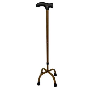 Imagem de Bengala Bastão 4 Pontas Alo Alumínio Regulável Sublimada/Preto