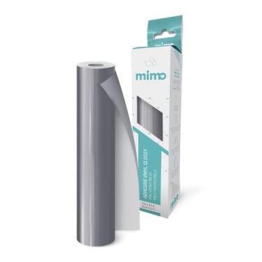 Imagem de Adesivo Vinil Brilho Prata 23cmx2,5m Mimo