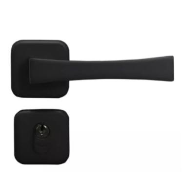 Imagem de Fechadura de Porta Preta, Estilo Simples(EXTERNA - 549)