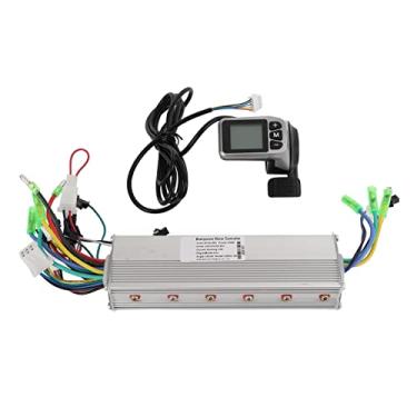 Imagem de Controlador de scooter elétrico com painel de exibição LCD de alta qualidade Alumínio ABS Material ABS 350W Kit de motor sem escova para scooter de bicicleta elétrica