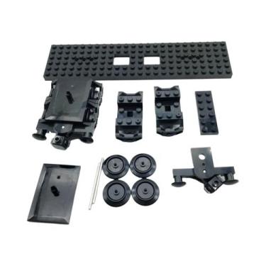 Imagem de Conjunto De Blocos De Construção De Trem Infantil, Brinquedos Técnicos