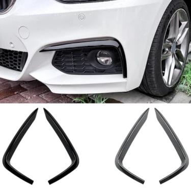 Imagem de Lâmina de ar de ajuste de spoiler de faca de vento compatível com 2 séries F22 F23 M Sport 2015-2019 Kit de carroceria para para-choque dianteiro divisor lateral acessórios para carro (aparência de