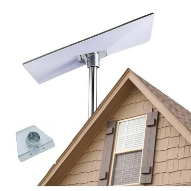 Imagem de JUELWRY Suporte De Poste Starlink Durável, Adaptador Montagem Em Tubo Gen 3, Para Uso Rv/Poste/Iate/Trailer/Teto, Compatível Com Antena Parabólica Padrão, Apoio V3/V4 Dishy