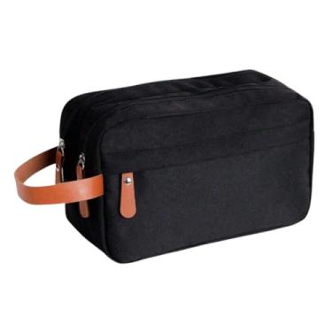 Imagem de Bolsa Necessaire Organizador Unissex – Compacta e Prática para Viagens e Uso Diário (Preto)