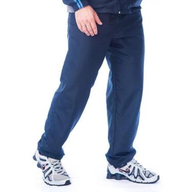 Imagem de Calça Tactel reforçado Sem Forro Tamanho Grande P ao G6 - Genérico, Az