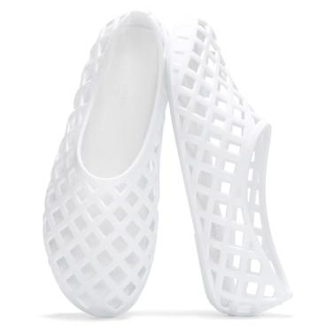 Imagem de Project Cloud Jelly Shoes – Sandálias femininas leves e resistentes à água – Sapatos femininos antiderrapantes – Sapatilhas femininas perfeitas para o verão 2025 (Jellz), Branco, 35