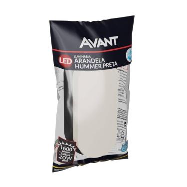 Imagem de Luminaria Led Hummer Tartaruga Avant 20W Preto 3,0K 1600 Lumens
