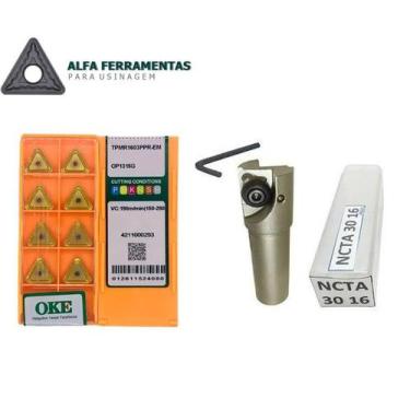 Imagem de Acessórios Insertos Pastilhas Tpmr 1603 + Ncta 3016 - OKE