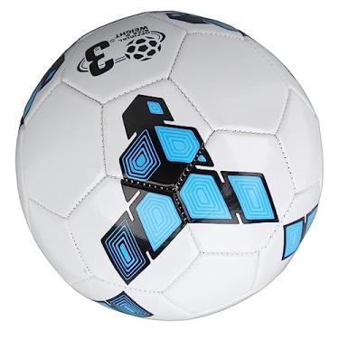 Imagem de Bola de Futebol Firme e Resistente Ao Desgaste para Treinar a Bola de Futebol da Criança (Preto e branco)