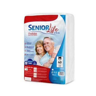 Imagem de Fralda Geriátrica Senior Life Plus M - 40 Unidades