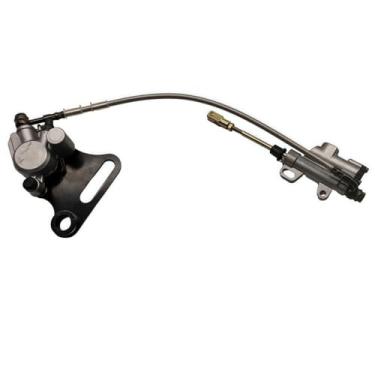 Imagem de CLEO Conjunto de cilindro mestre de freio hidráulico traseiro para quadriciclo 50cc 110ccc 125cc ATV Dirt Bike Pit Bike Apollo SSR Taotao