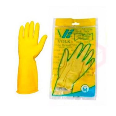 Imagem de Luva Látex Multiuso Volk Amarela - Tam. M - Volk do Brasil