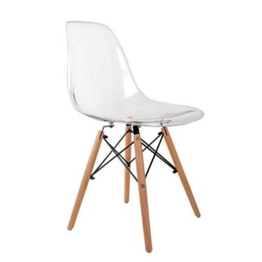 Imagem de Cadeira de Jantar Eames Dsw Madeira Cx 1 - La Mobilia, PC Transparente