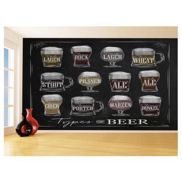 Imagem de Papel De Parede Estilo Lousa Bebdias Bar Drink 3,5M Lcb23