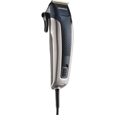 Imagem de Maquina de cortar cabelo Mondial Titanium Power CR-09M 220V Cinza/Azul