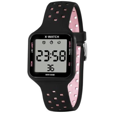 Imagem de Relógio X-Watch Feminino Ref: Xgppd198 Bxpx Retangular Digital