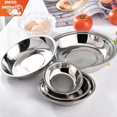 Imagem de Kit 6 Bowls Multiuso de Cozinha 26 a 16cm  Tigelas Empilháveis, Resist