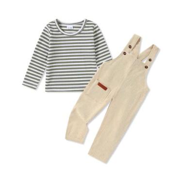 Imagem de Conjunto de roupas WESIDOM Toddler Boy, macacão de outono e inverno 2-