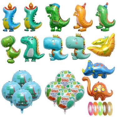 Imagem de Balões de dinossauro HOSTK 20 unidades de suprimentos para festas de a