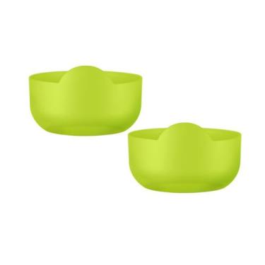 Imagem de Kit 2 Super Bowl Amarelo Neon 475Ml Plástico Premium - Bb Store