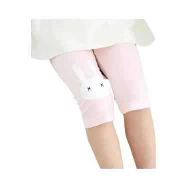 Imagem de Leggings De Algodão Elástico Para Meninas Em Cores De Algodão Doce, Ca