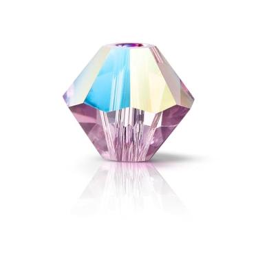 Imagem de 24 peças de contas bicone Rondelle de 3 mm para fazer joias faça você mesmo, pulseira, colar, chaveiros, brincos, orifícios, furo de 0,8 mm, dia dos namorados, casamento, 451 69 302 Rondelle (20020