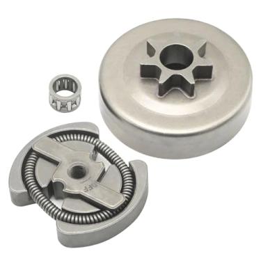 Imagem de UOIENRT 530014949 530047061 7T 7T Kit de rolamento de roda dentada de tambor de embreagem de 7 dentes, substituição para motosserra Husqvarna 36 41 136 137 142 235 E 240, substitui 530069342