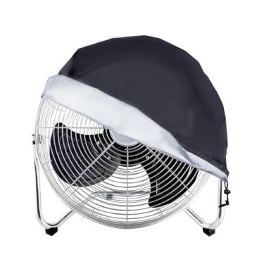 Imagem de letsinstyle Capa de ventilador industrial de 61 cm, capa de ventilador de tambor para uso externo Oxford 210D, capas à prova d'água à prova de poeira para ventilador de até alta velocidade