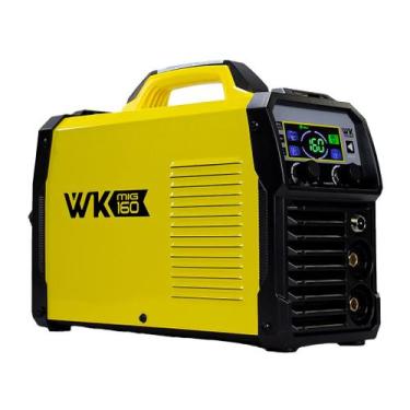 Imagem de Máquina Solda Portátil Mig 160a Sem Gás 3 Em 1 Tig Lift Mma Wk Frequên
