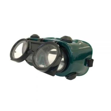 Imagem de Óculos Para Solda Com Elástico  CG250  Visor Articulado  Carbografite