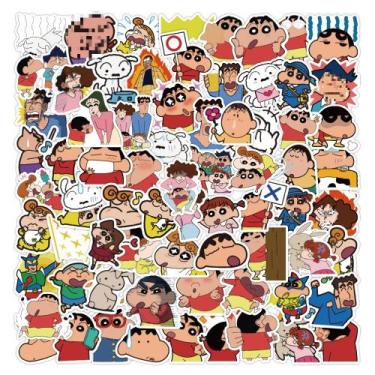 Imagem de Adesivos Shins Chans, vinil impermeável, anime, 120 unidades - yiweisa