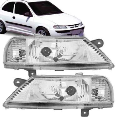 Imagem de Farol Celta 1999 A 2004 Mascara Cromada - SP ACESSÓRIOS, Direito