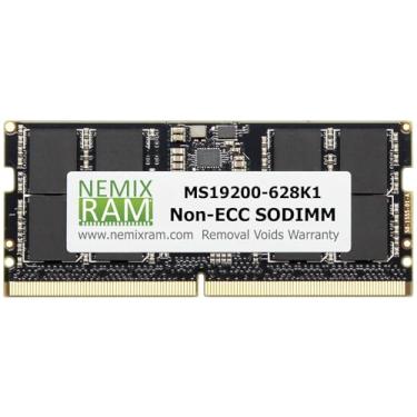 Imagem de NEMIX RAM 16GB (1X16GB) DDR4 2400MHZ PC4-19200 2Rx8 1.2V CL17 260-PIN Non-ECC SODIMM compatível com Samsung M471A2K43BB1-CRC Laptop PC Memory