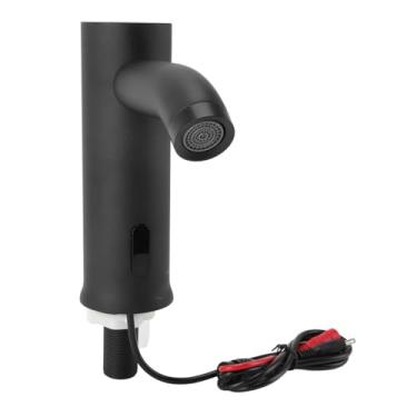 Imagem de Hyuduo Torneira Automática Com Sensor de Movimento, Torneira de Pia de Aço Inoxidável Sem Toque Com Sensor Infravermelho para Banheiro, Cozinha, Espaço Comercial
