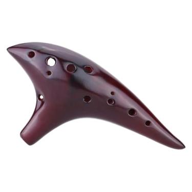 Imagem de ocarina Ocarina instrumento de 12 furos trilha sonora iniciantes Ocarina Alto C Musical Ocarina para adultos e crianças adultos crianças iniciantes
