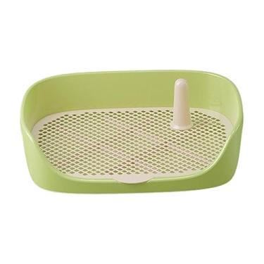 Imagem de Stgfyxgs Bandeja de Treinamento para Cães, Tapete de Treinamento, Suporte para Tapete Higiênico, Banheiro Interno, Suprimentos para Animais de Estimação, Caixa, Verde 40x30x11cm