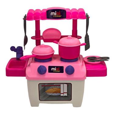 Imagem de Mini Fogão com Acessórios, Pia e Mesa Removíveis - BS TOYS