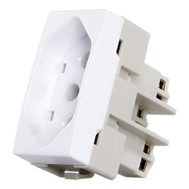 Imagem de Tomada Padrao Brasileiro 2p+t 10a-250v Branco Infiniti - MARGIRIUS